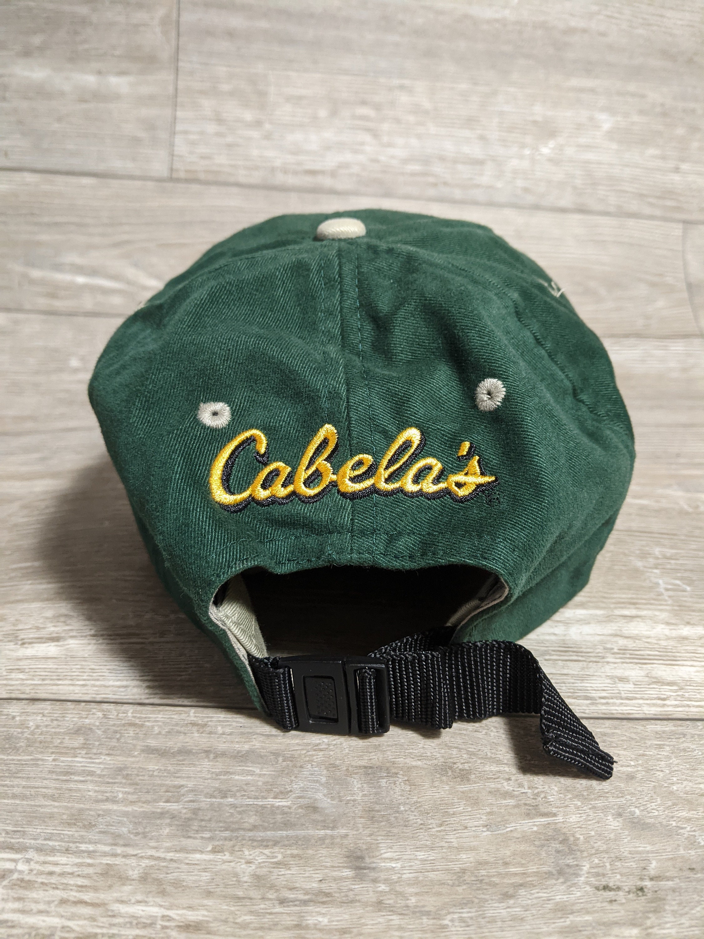 Vintage 90's Cabelas Strapback Hat Hunting Fishing Bass Pro, 41% OFF