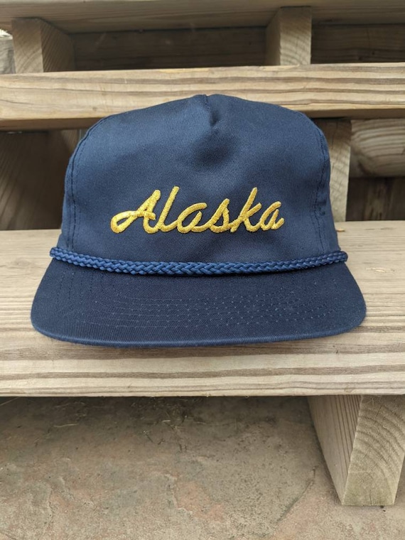 Vintage 80's 90's Alaska Snapback Hat