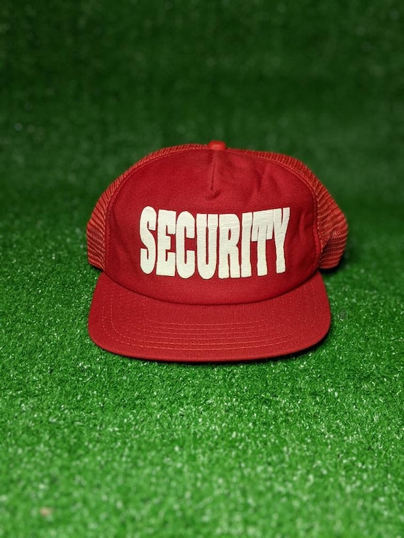 NWOT Vintage 90's SECURITY New Era Snapback Hat T-