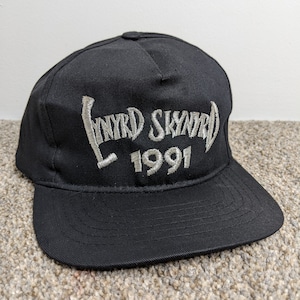 NWOT Vintage 90's 1991 Lynyrd Skynyrd Tour Concert Band Snapback Hat Cap Tshirt Sweatshirt