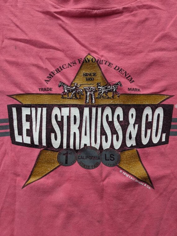 Vintage 90's 1992 Levi Strauss & Co Levis Single … - image 3