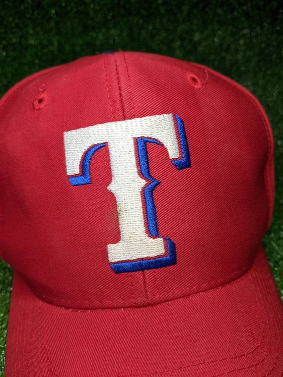 Vintage 90's Texas Rangers Snapback Hat - image 3