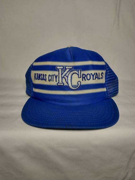 Vintage 80's Kansas City Royals Snapback Trucker Hat 