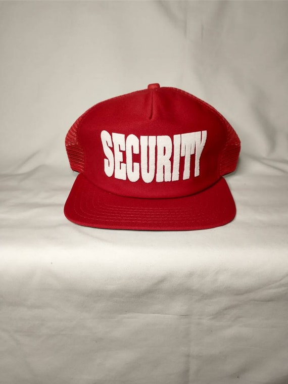 NWOT Vintage 90's SECURITY New Era Snapback Hat K 