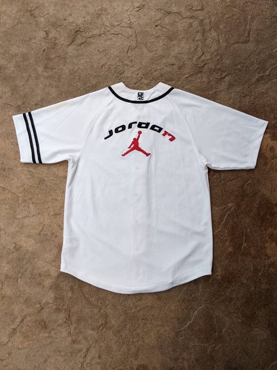 Vintage 00s Derek Jeter Jordan Baseball Jersey 