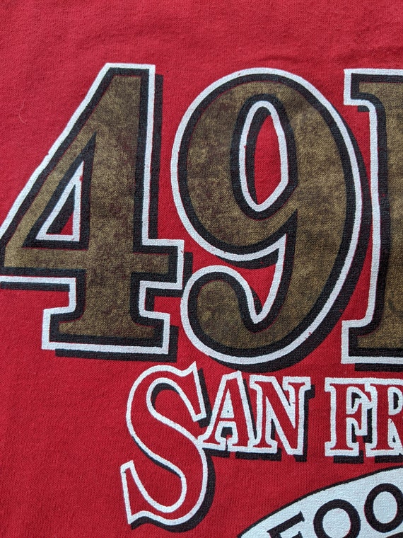 Vintage 90's San Francisco 49ers Single Stitch Ts… - image 4