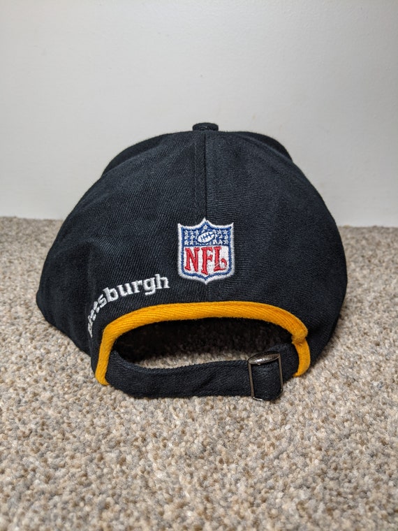 Vintage 90's Pittsburgh Steelers Strapback Hat Ca… - image 10
