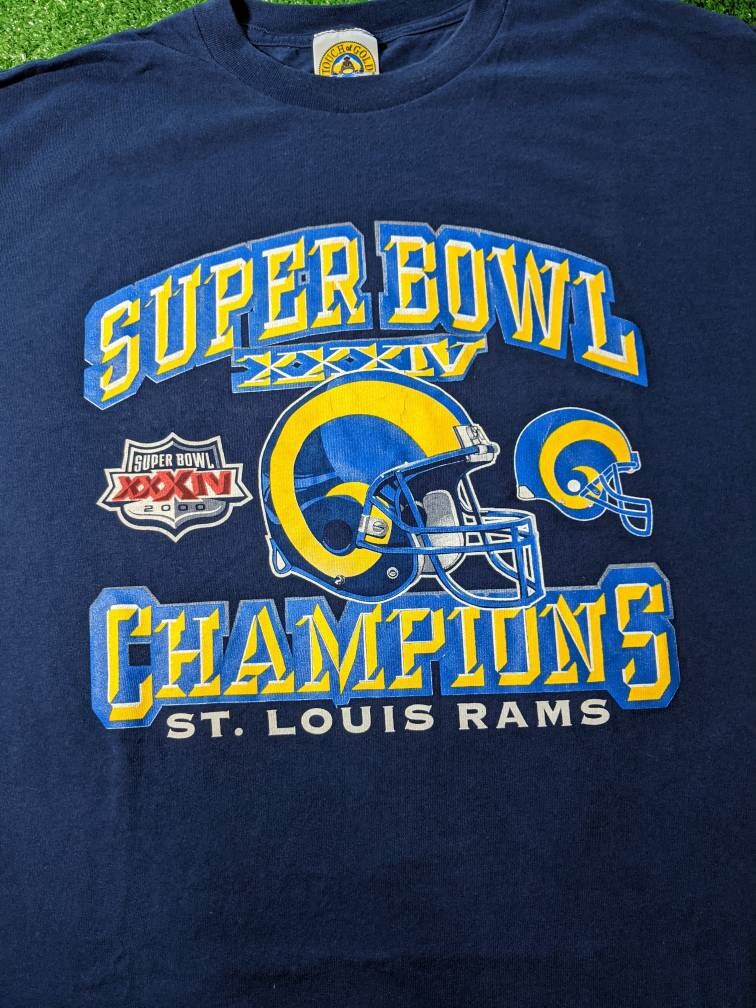 Vintage 00's 2000 St Louis Rams Super Bowl XXXIV 34