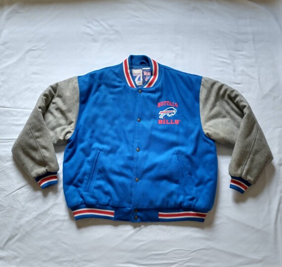 Vintage 90's Buffalo Bills Wool Script Varsity Jac