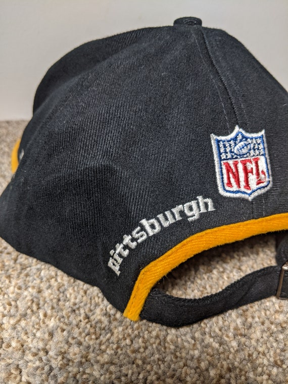 Vintage 90's Pittsburgh Steelers Strapback Hat Ca… - image 9