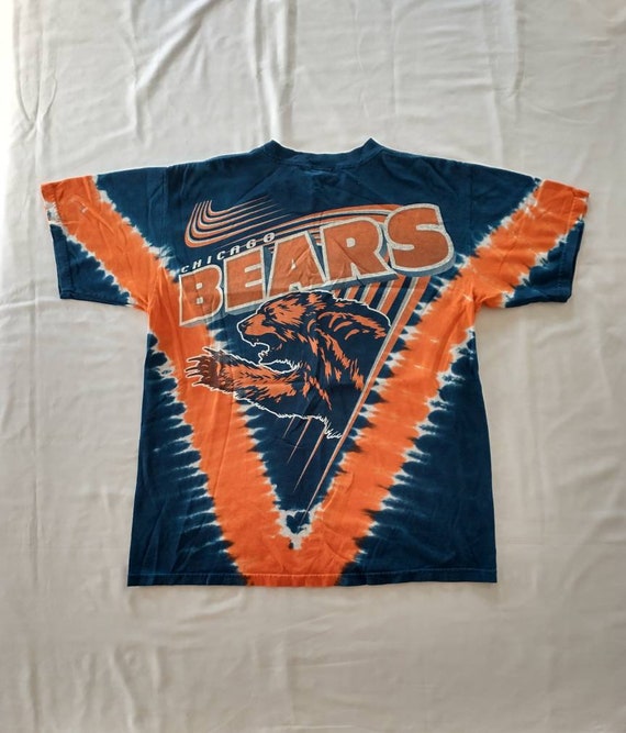 Vintage 90's Chicago Bears Tie Dye T 