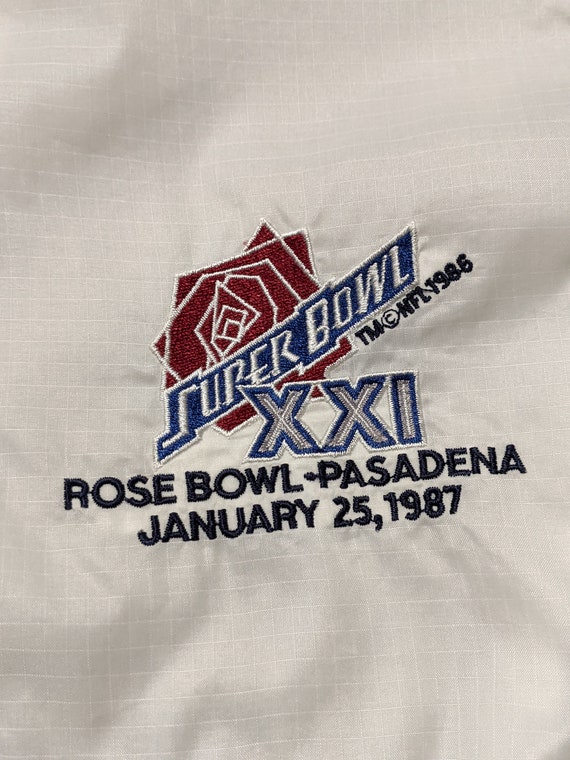 Vintage 80's Super Bowl XXI 21 New York Giants De… - image 4