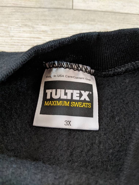 NWOT Vintage 90's 50/50 Blank Black Sweatshirt - image 3