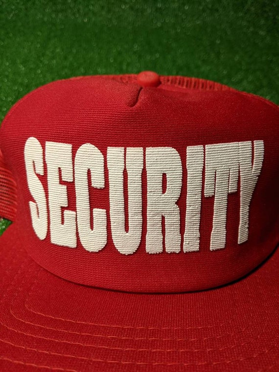 Vintage 80's 90's SECURITY New Era Snapback Hat - image 3