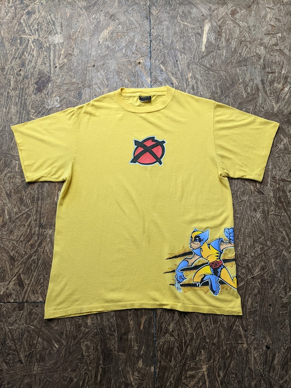 Vintage 90's X Men Wolverine Single Stitch Tshirt… - image 1
