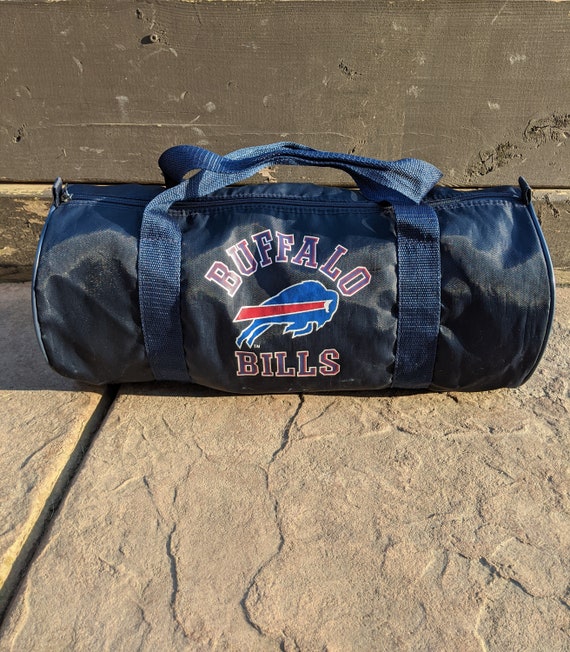 Vintage 80's 90's Buffalo Bills Duffle Bag Tshirt 