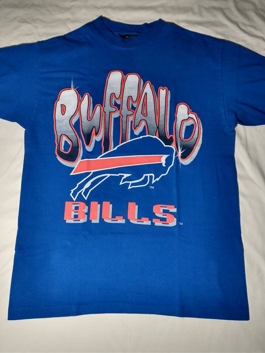 Vintage 90's Buffalo Bills Graffiti TShirt Etsy