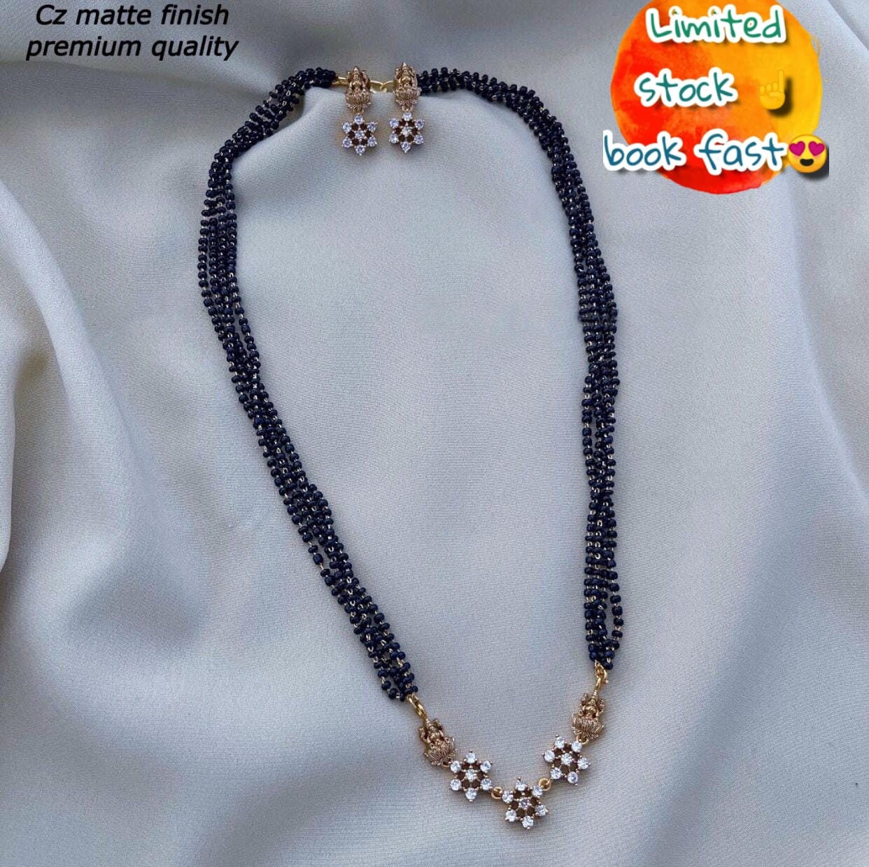 Black Beads Mangalsutra - Buy Black Beads Mangalsutra Online Starting at  Just ₹59