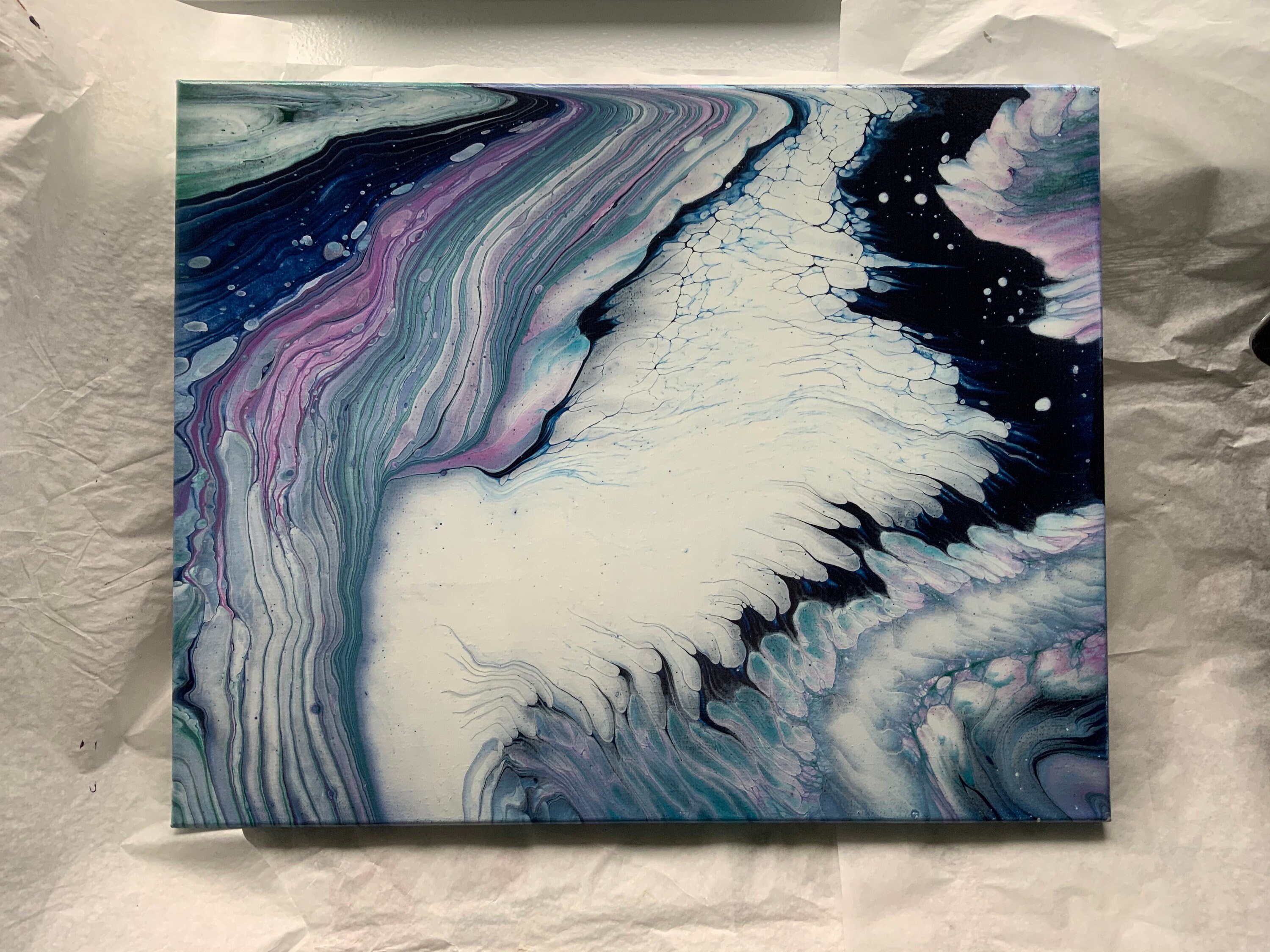 Acrylic Fluid Art Etsy