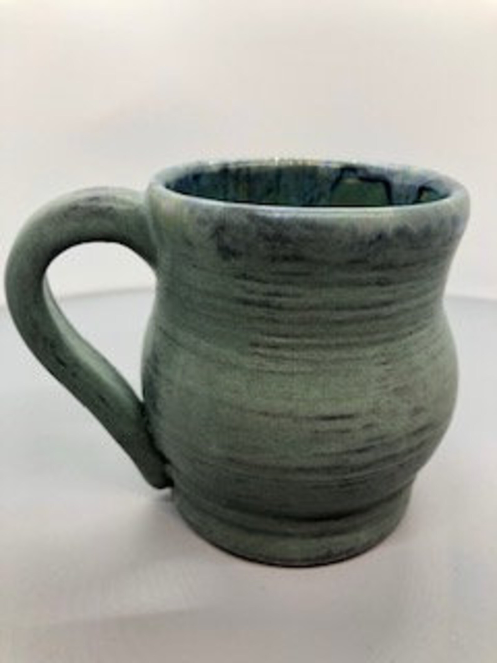 Taza de té o café verde azulado taza de té color terroso | Etsy
