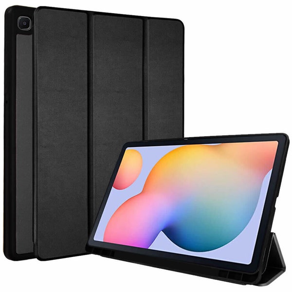 Smart Book Wallet Leder Magnetische Stand Case mit 3-fach Halter Book Cover für Samsung Galaxy Tab S6 Lite 10.4" P610 P615