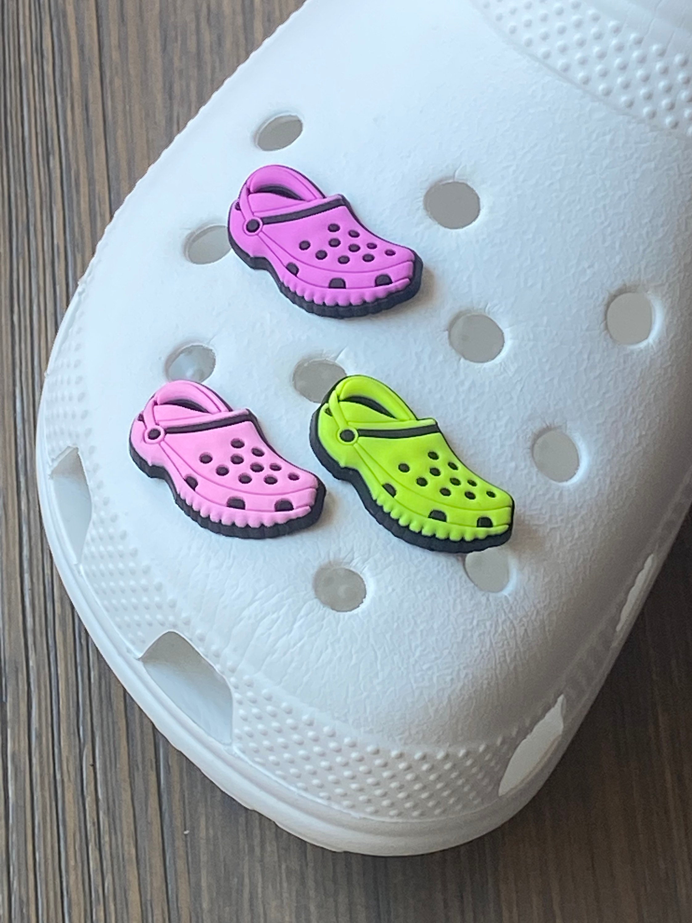 Clogs shoe charms set of 3 Etsy
