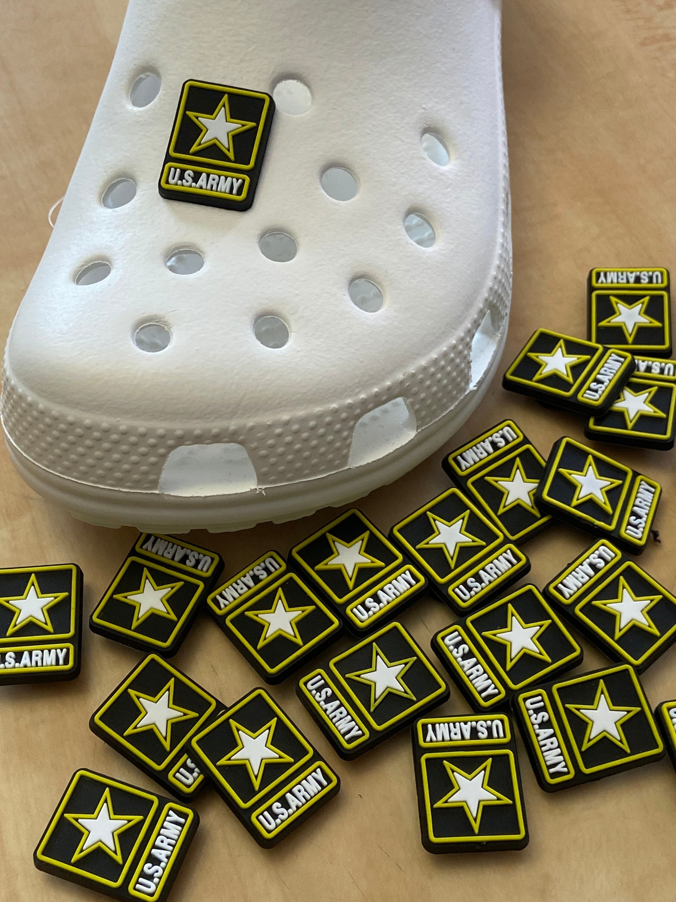 Army Navy croc Shoe charm Great Quality Fast Shipping Etsy