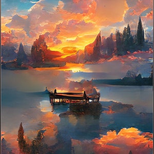 The sky of fragile silence