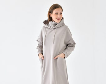 Robe longue en lin pour femme avec taille élastique et doublure intérieure Robe en lin Robe de soirée pour femme Robe élégante pour femme par DIVESSE