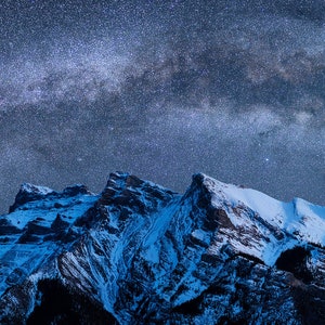 Starry Night  - Jeff Walker Luxury Fine Art - Limited Edition Aluminum Photography - Banff National Park Photography Canadian Artist Astro