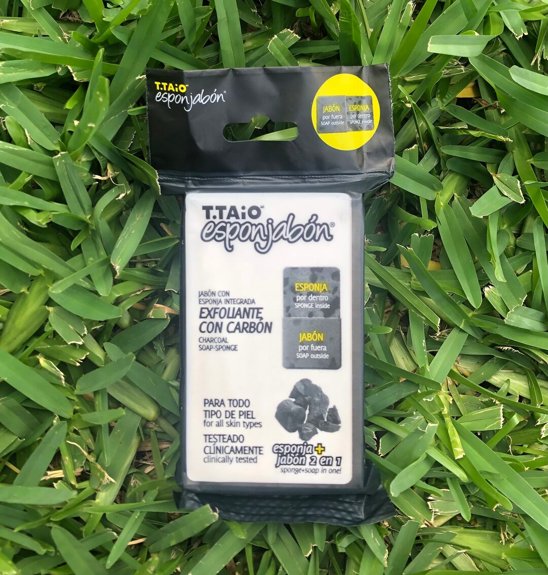 Esponjabon T.taio Charcoal Purifying Effect Etsy