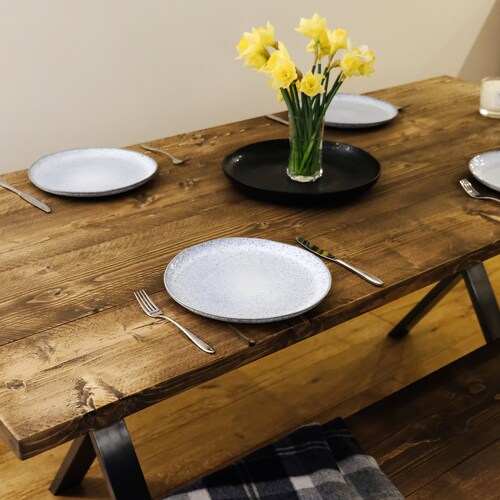 Reclaimed Wood Dining Table and Matching Bench/benches Etsy UK