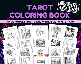 Tarot Coloring Book