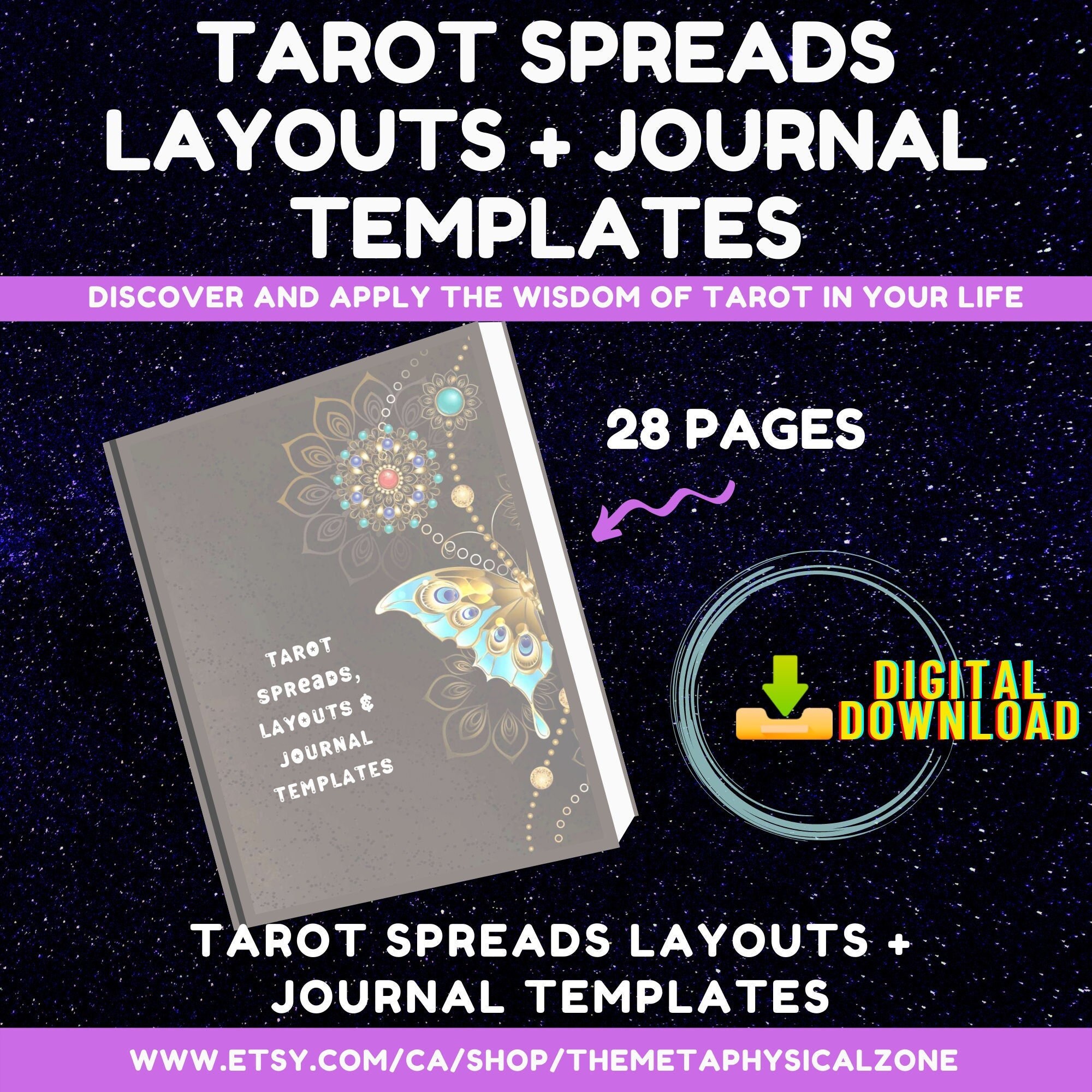 Tarot Spreads, Layouts &amp; Journal Templates - All the Tarot Spreads and ...