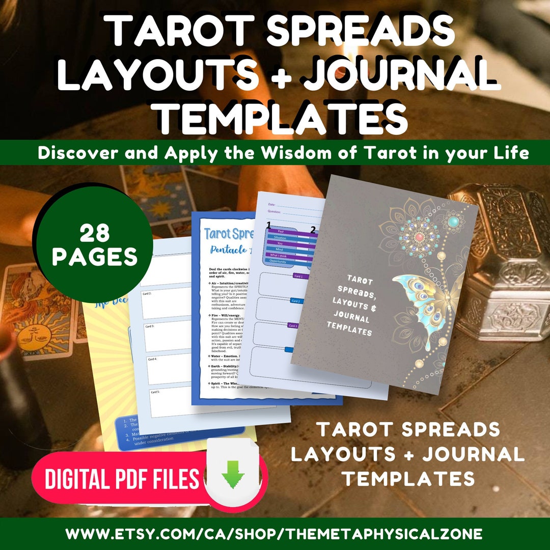 Tarot Spreads, Layouts &amp; Journal Templates - All the Tarot Spreads and ...