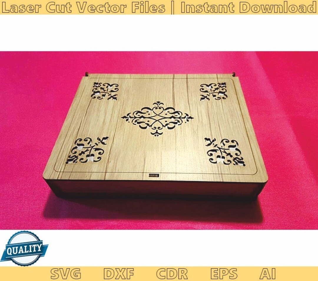 Gift Box. Laser Cut Files SVG DXF CDR Vector Plans Files - Etsy UK