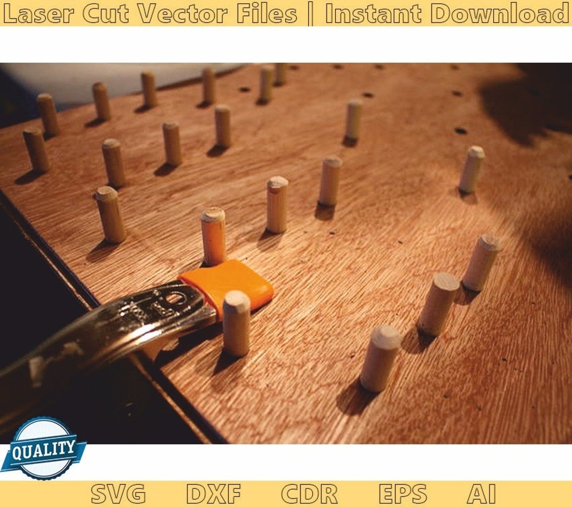 Plinko game. Laser cut Files SVG DXF CDR vector plans files | Etsy