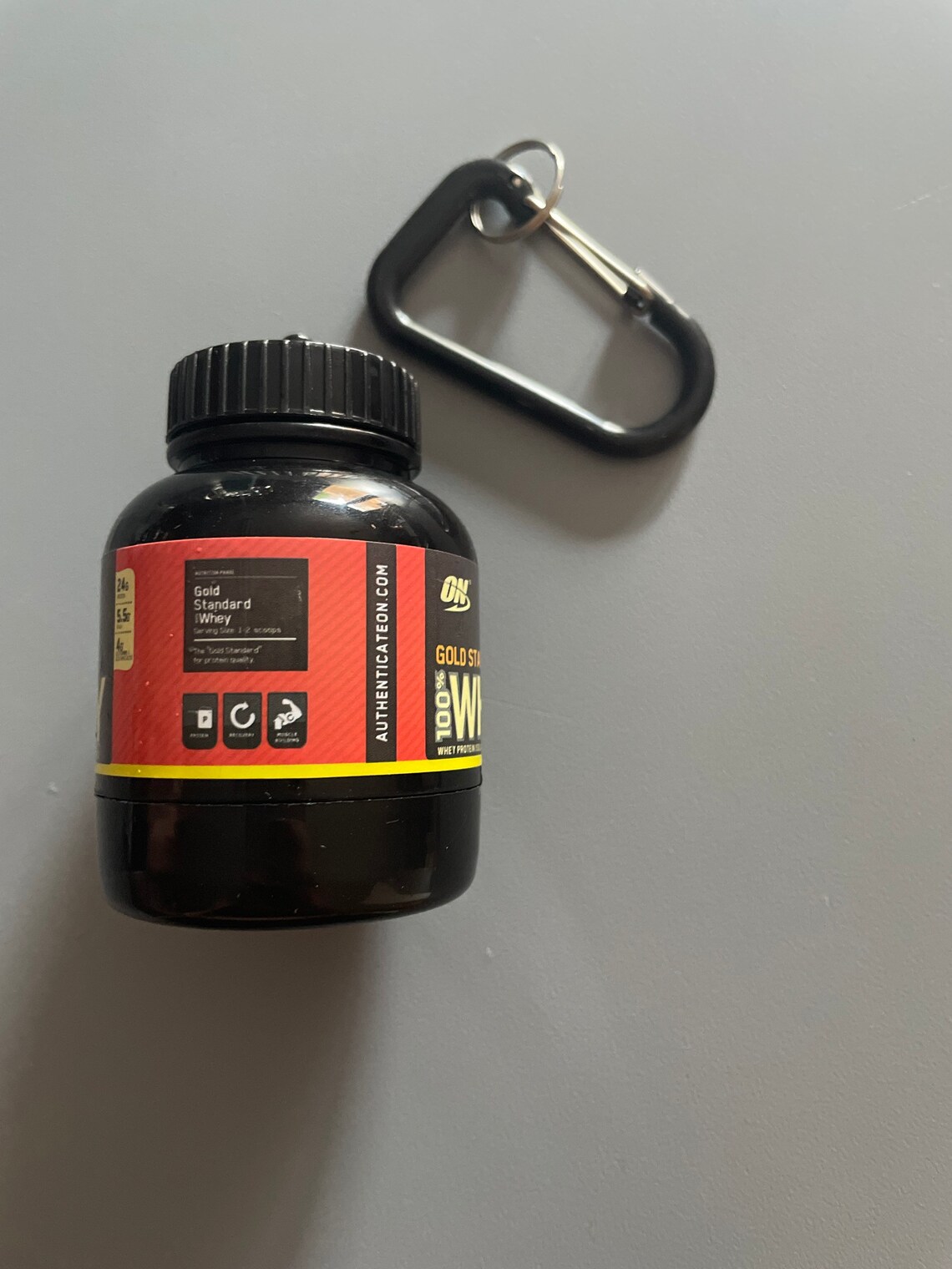 Protein holder keychain Etsy