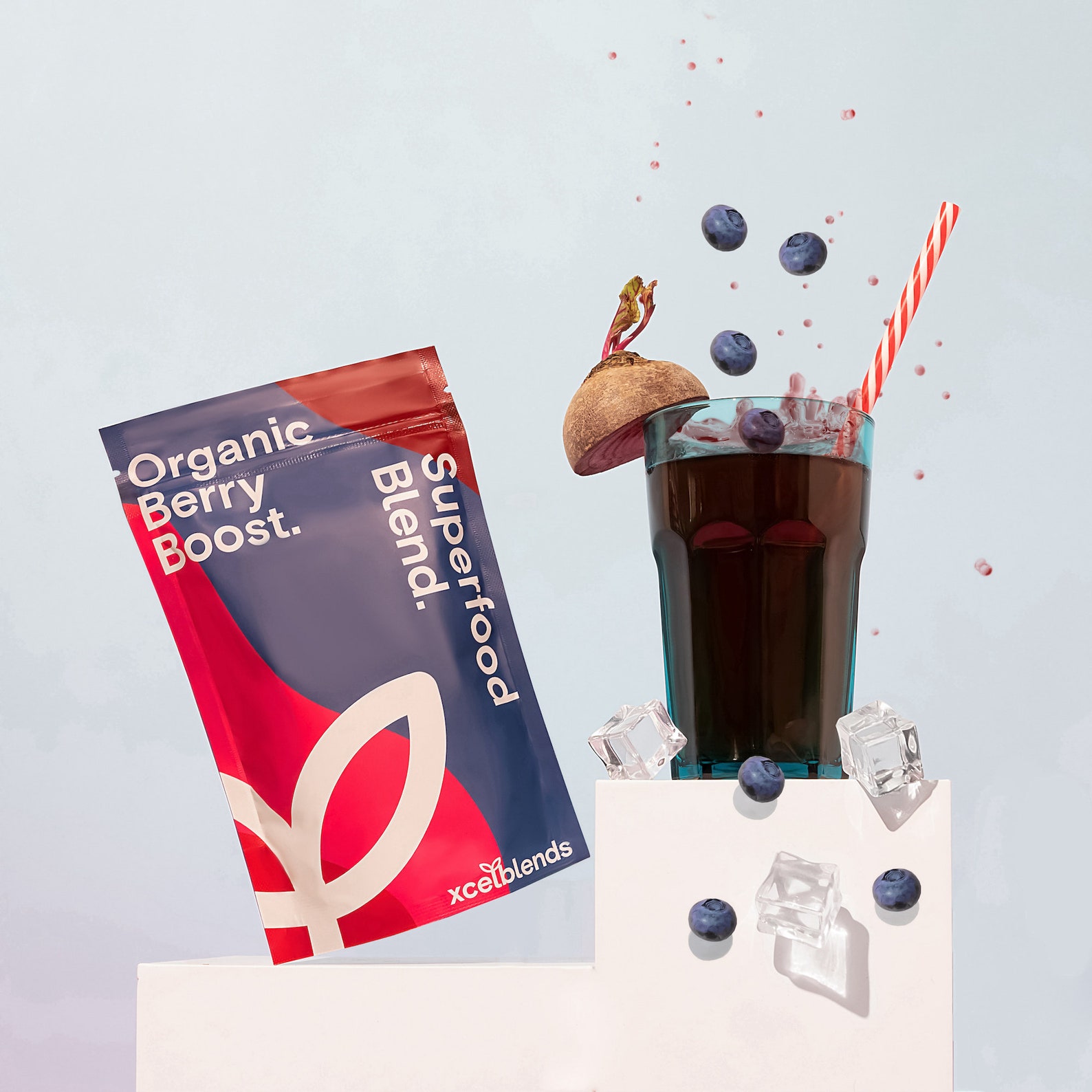 Organic Açai Berry, Goji Berry, Beetroot, Reishi Mushroom, 150g 7 superfoods - Increase energy and lower stress! 100% natural