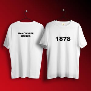 Hanport T-Shirt | Mann U T-Shirt | 1878| Cooles T-Shirt | RedDevils Tees | Unisex | Herren & Damen | Kinder | T-Shirt IF50