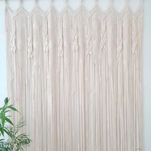 Macrame Curtain, Macrame Bohemian Curtains, Macrame  Window Curtain, Macrame Door Curtain, Boho Decor