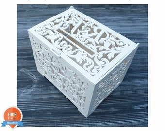 Download Svg Wedding Box Card Etsy