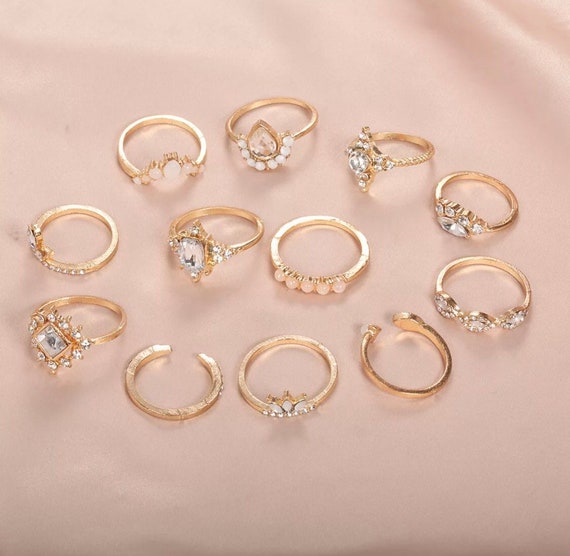 Hippie rings deals set