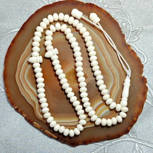 Buy 1 Get 1 Free REAL Camel Bone Islamic Prayer 99 Beads, Tasbih, Misbaha, Muslim Tasbih, Worry Beads, Tasbih 99, Tasbih Customized 7mm