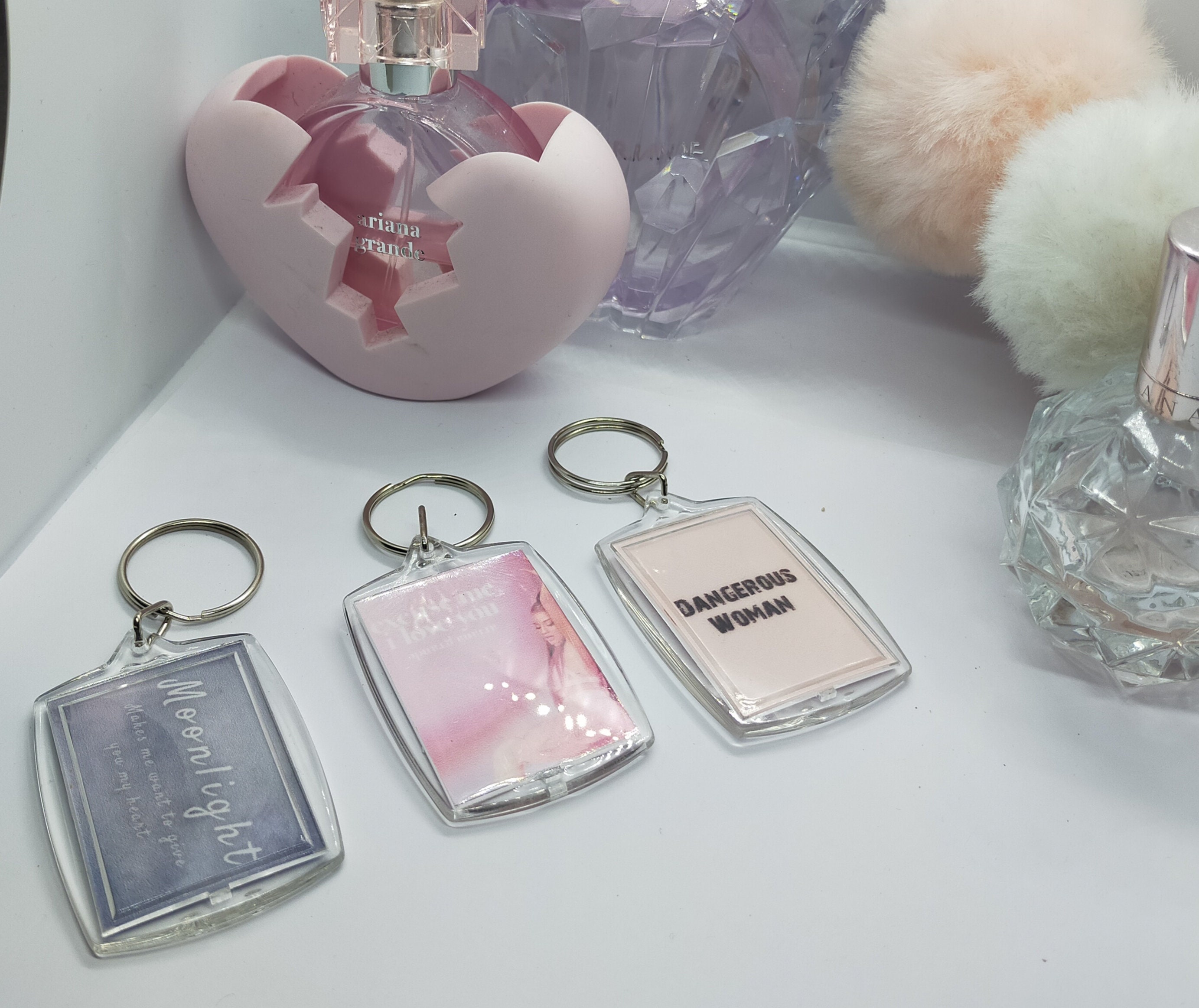 Ariana Grande Keyring/ Keychain. Ariana Grande custom lyric | Etsy