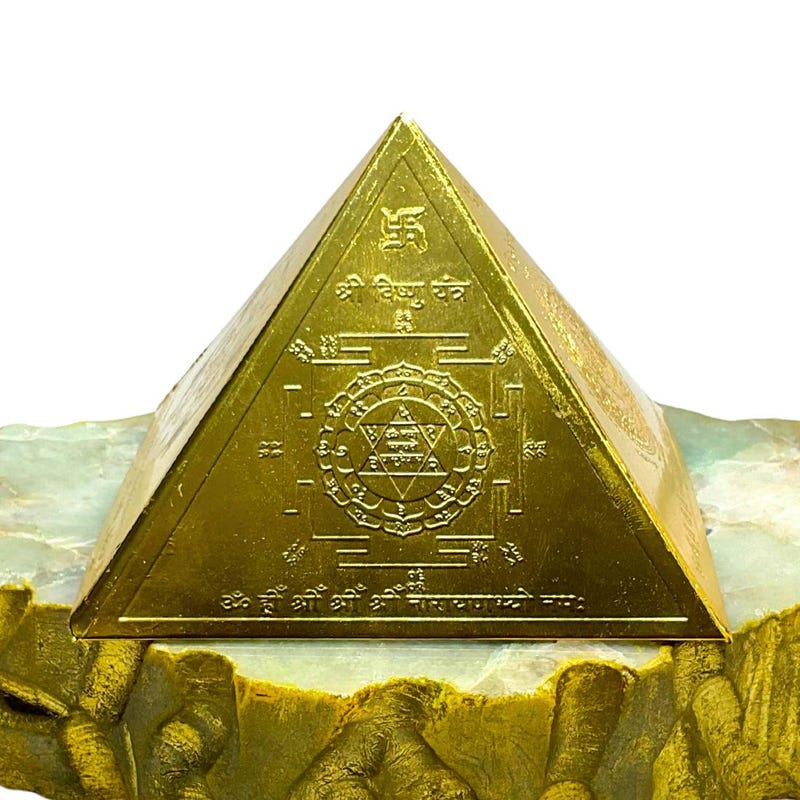 Small Golden Pyramid - Etsy UK