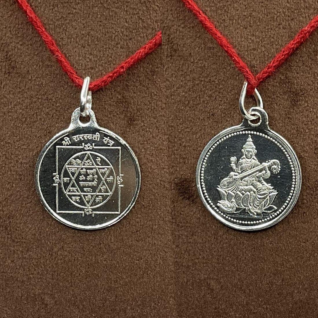 Saraswati Yantra locket silver – 5 Grams