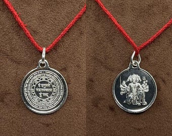 Panchmukhi Hanuman Silver Yantra Locket – 5 Grams