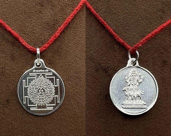 Kaal Bhairav Yantra locket silver  – 5 Grams