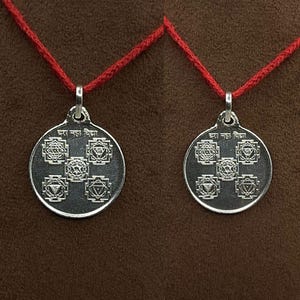 Silver Das maha Vidhya Locket Yantra – 5 GM